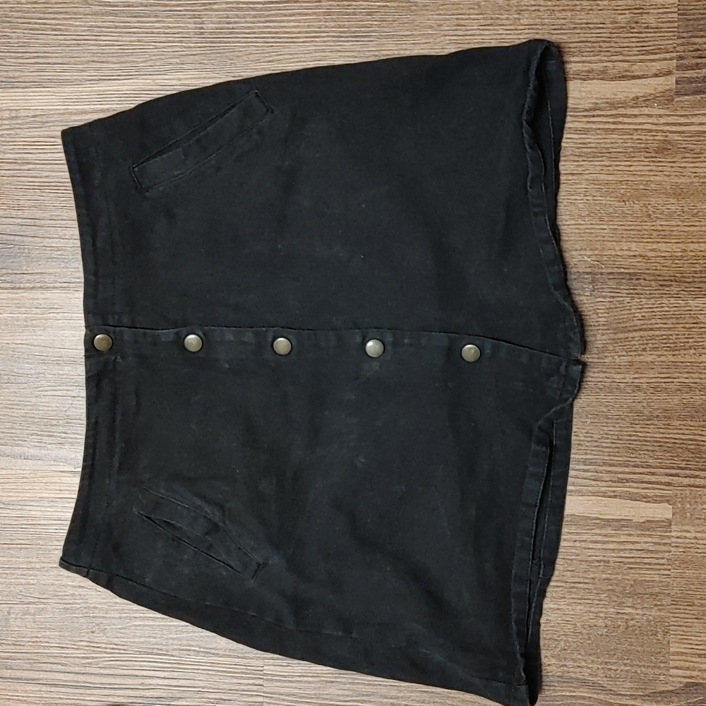 Blue Button Up Skirt